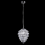 Подвесной светильник Crystal Lux Charme SP1+1 Led Chrome/Transparent