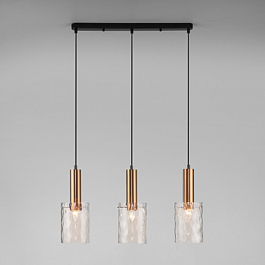 Подвесной светильник Asti 50177/3 черный / бронза