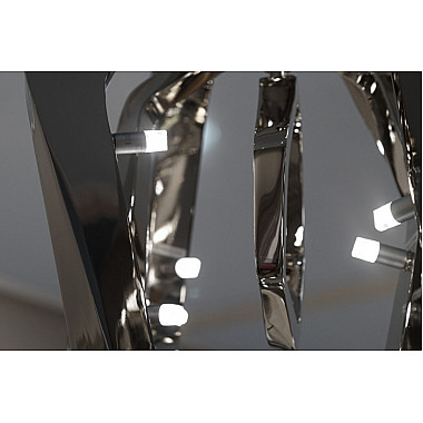 Подвесной светильник Hardy P68020M-7 nickel