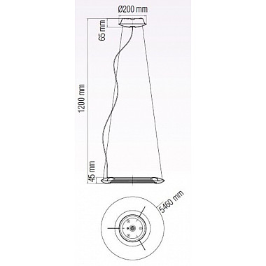 Подвесной светодиодный светильник Horoz Concept-35 белый 019-010-0035 HRZ00002181