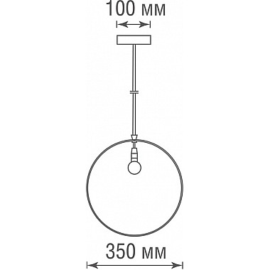 Подвесной светильник Forma S111016/1C