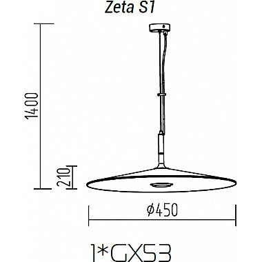 Подвесной светильник Zeta Zeta S1 01