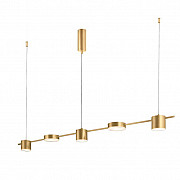 Подвесной светодиодный светильник Crystal Lux Tristan SP5 L1200 Gold