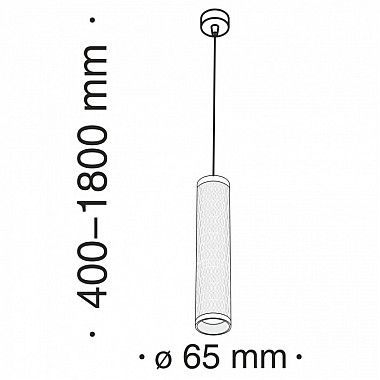 Подвесной светильник Shelby P038PL-01B