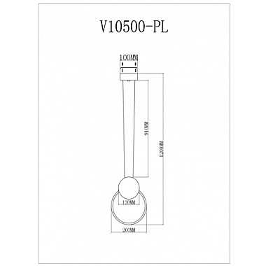 Подвесной светильник Store V10500-PL
