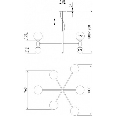 Подвесной светильник Bubble 30182 белый Smart