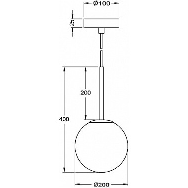 Подвесной светильник Basic form MOD321PL-01B1