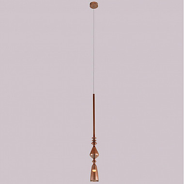 Подвесной светодиодный светильник Crystal Lux Lux SP1 B Copper