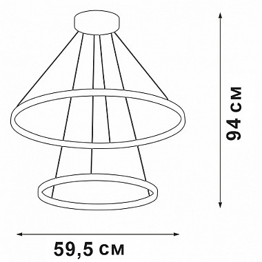 Подвесной светильник V04600-03/2S