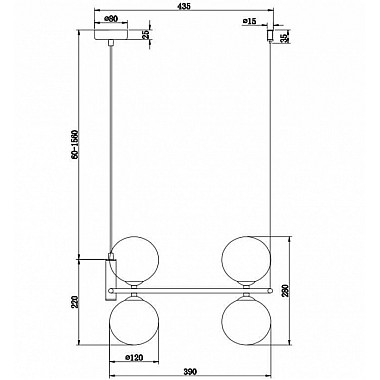 Подвесной светильник Ring MOD013PL-04W
