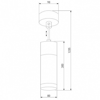 Подвесной светильник Double Topper 50135/1 LED хром/черный жемчуг
