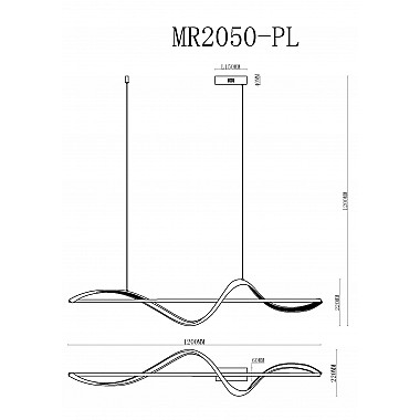 Подвесной светильник Marry MR2050-PL