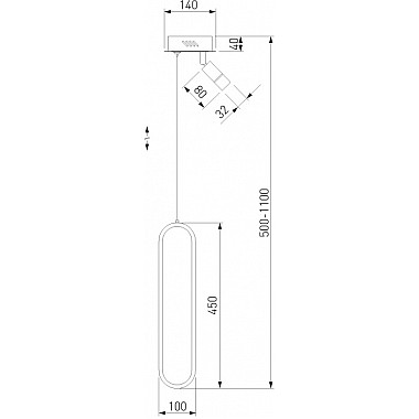 Подвесной светильник Spire 90269/1 черный/золото