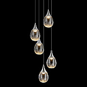 Подвесной светильник Stilla MD24001004-5A chrome/clear