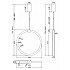 Подвесной светильник Anillo MOD315PL-L20G3K