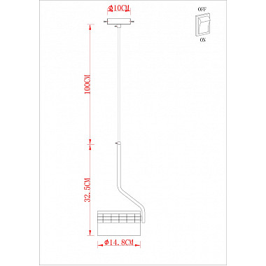 Подвесной светильник Mosaic A2094SP-1GO