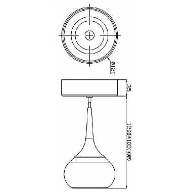 Подвесной светильник Elena 342087