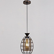 Подвесной светильник 03525-0.9-01 BK+GD