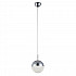 Подвесной светодиодный светильник Crystal Lux Pio SP1 D120 Chrome