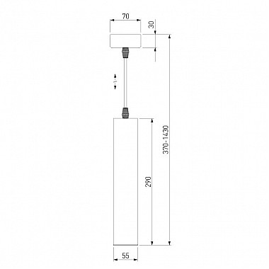 Подвесной светодиодный светильник Elektrostandard Single 50161/1 Led 4690389178818