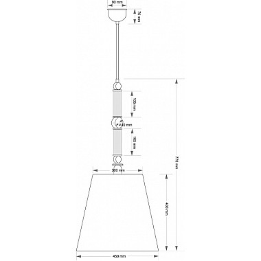 Подвесной светильник Tamara TAM-ZWD-1(N/A)