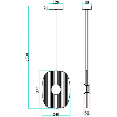 Подвесной светильник Eclipse MOD152PL-L1BK