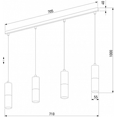 Подвесной светильник Elit 4367 Elit Black
