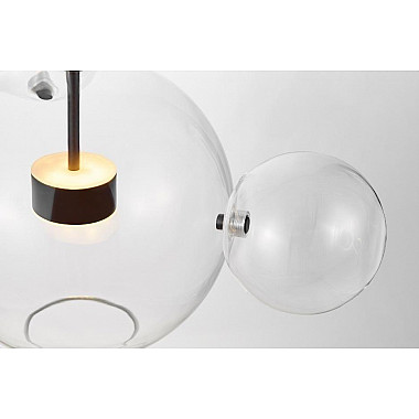 Подвесной светодиодный светильник Lumina Deco Neroni LDP 6016-5+1 BK