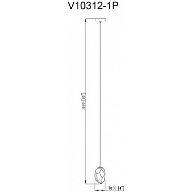 Подвесной светильник Catris V10312-1P