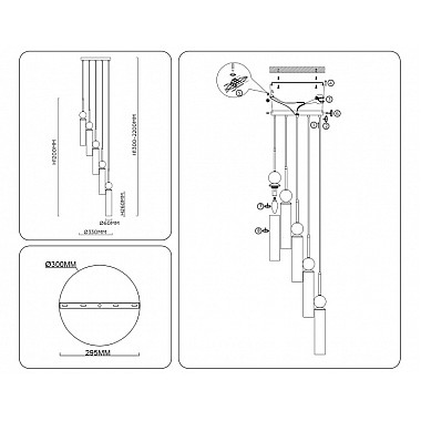 Подвесной светильник High Light LH53259