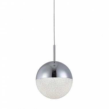 Подвесной светодиодный светильник Crystal Lux Pio SP1 D120 Chrome