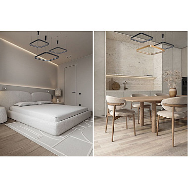 Подвесной светильник IT013-6031 black 3000K