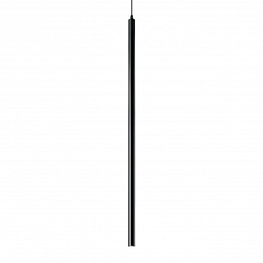 Подвесной светодиодный светильник Ideal Lux Ultrathin D100 Round Nero 142913