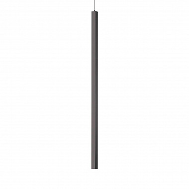 Подвесной светодиодный светильник Ideal Lux Ultrathin D100 Square Nero 194196