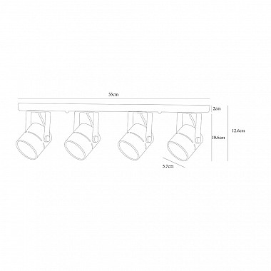Потолочный светильник Arte Lamp A1311PL-4WH
