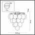 Потолочный светильник Odeon Light Grape 4797/6C