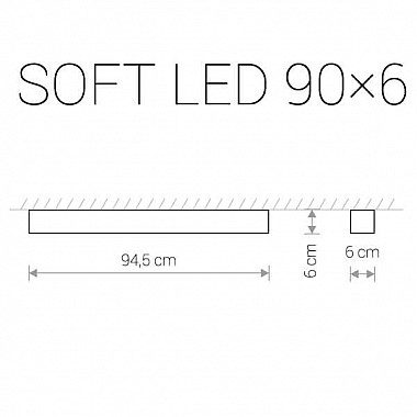 Потолочный светодиодный светильник Nowodvorski Soft Led 9540