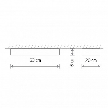 Потолочный светильник Nowodvorski Soft Ceiling Led 60x20 7526