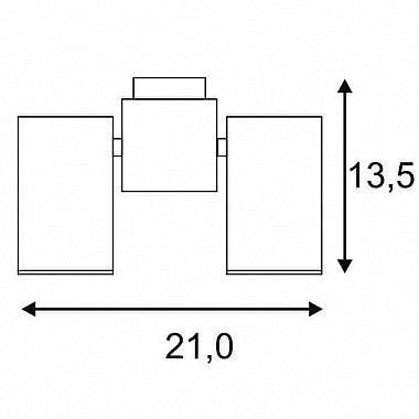 Потолочный светильник SLV Enola_B Spot 2 151830