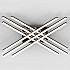 Потолочный светодиодный светильник Zumaline Cross PL99829-6