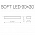 Потолочный светодиодный светильник Nowodvorski Soft Led 9533