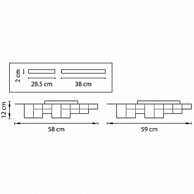 Потолочный светодиодный светильник Lightstar Favo 750122