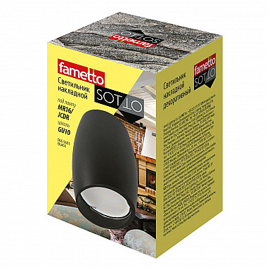 Потолочный светильник Fametto Sotto DLC-S603 GU10 Black UL-00008855