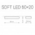 Потолочный светодиодный светильник Nowodvorski Soft Led 9534