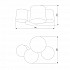 Потолочный светильник TK Lighting 3446 Mona Black/Gold