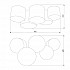 Потолочный светильник TK Lighting 3447 Mona Black/Gold