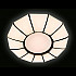 Потолочный светодиодный светильник Ambrella light Orbital Parrus FP2311 WH 114W D480