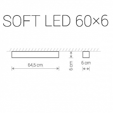 Потолочный светодиодный светильник Nowodvorski Soft Led 9537
