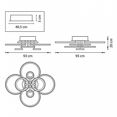 Потолочный светодиодный светильник Lightstar Breve 749092