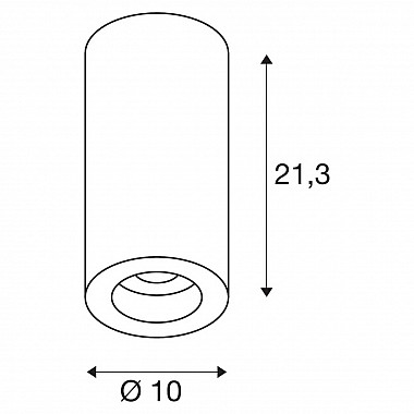 Потолочный светодиодный светильник SLV Numinos L CL Dali 1004615